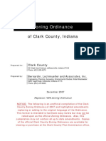 Clark County Indiana Zoning Ordinance 2007