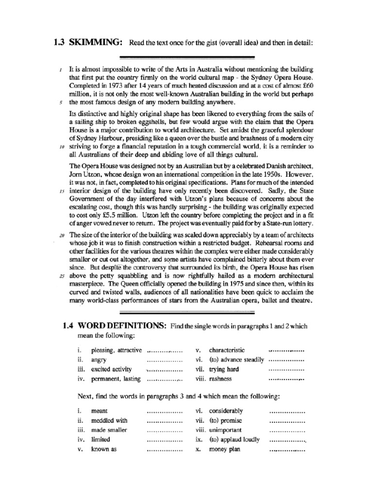 Week 5 - Reading Skills | PDF