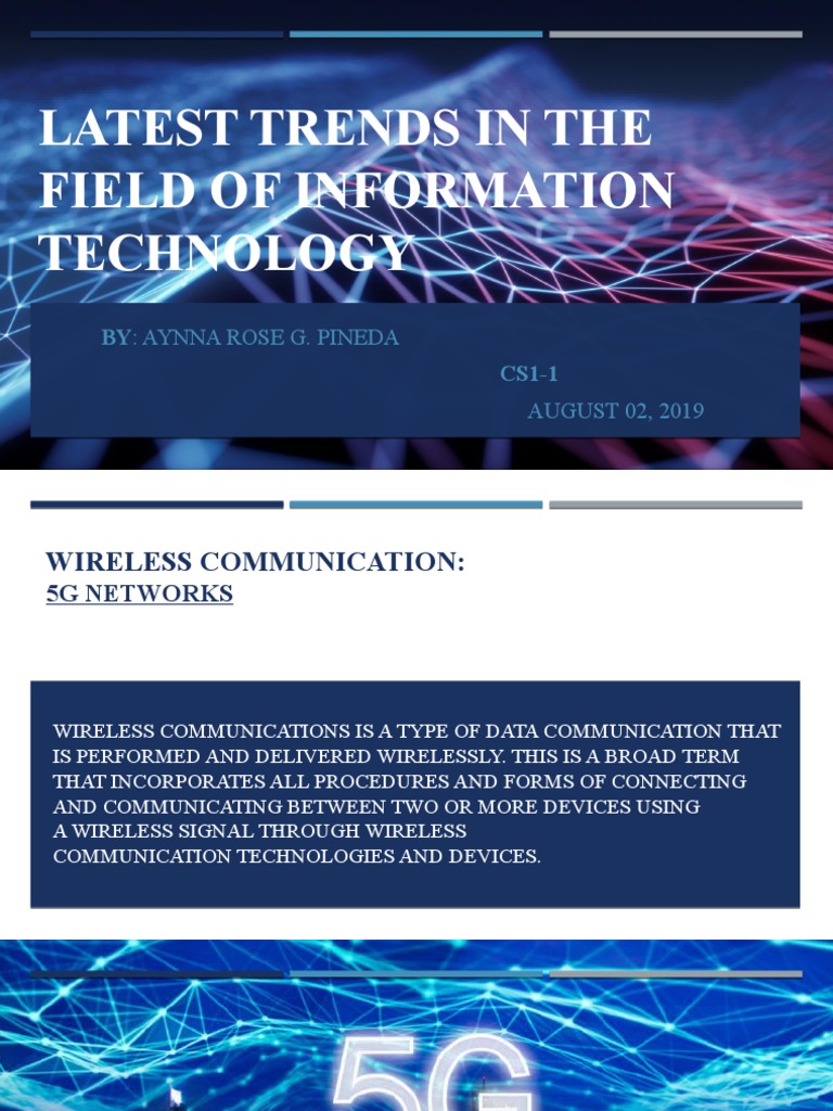 Latest Trend in IT Field (2019) | PDF | Augmented Reality | Computer ...