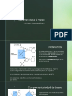 Resumen clase 9 marzo sobre estructura y componentes del ADN