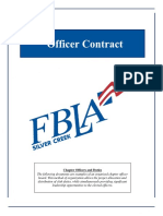 Schs Fbla Officer Contract 2021-2022