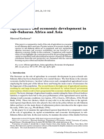 Class 3. Agriculture and Economic Development in Sub Saharan Africa and Asia, Massoud Karshenas