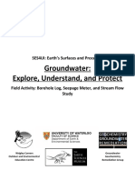 Groundwater: Explore, Understand, and Protect: SES4UI: Earth's Surfaces and Processes