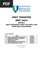 Lab Report Shell and Tube Heat Exchanger