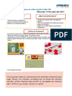 Sesion 9 Contamos en Orden Usando La Tabla Cien Miercoles 14