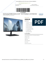 Samsung SH850 Series 23.8 - 16 - 9 FreeSync LCD Monitor S24H850QFN