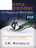 LIbro - Como Emprender Un Negocion Rentable - J.K Astudillo