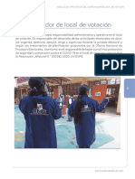 Módulo de Capacitación Del Coordinador de Local de Votación