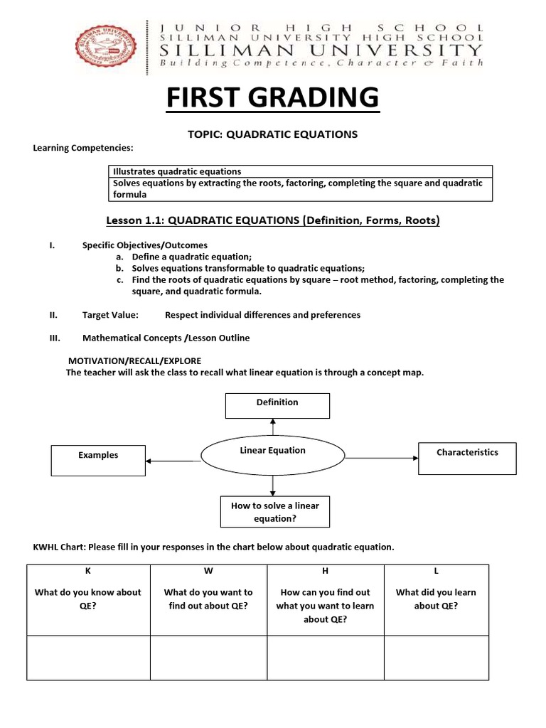 Understanding Quadratic Equations | PDF | Equations | Quadratic Equation