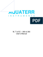 Aquaterr EC 350 Manual