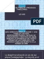 Codigo de Familia y Procesos Familiares en Bolivia