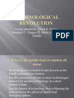Technological Revolution: Group Members: Alwin R. Palma, Senador P - Orquia III, Mark Joseph M. Padilla