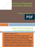 TM-3. Keputusan Strategik Operasi dan  Proses 