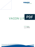 Vacon Lift: User'S Manual