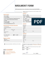 Registration Form ISO 9001