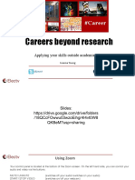 Careers Beyond Research - March 2021