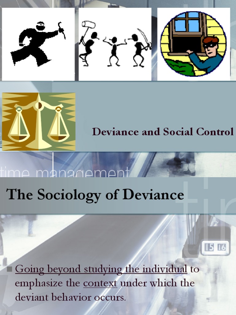 Sociology of Deviance Explained | PDF | Deviance (Sociology) | Human Nature