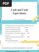 Cash and Cash Equivalents: Prepared by Erin Julia Balanag