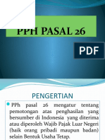 PPH Pasal 26