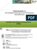 2.1. Arah Kebijakan Pembangunan Dan Pemberdayaan Masyarakat Desa 1