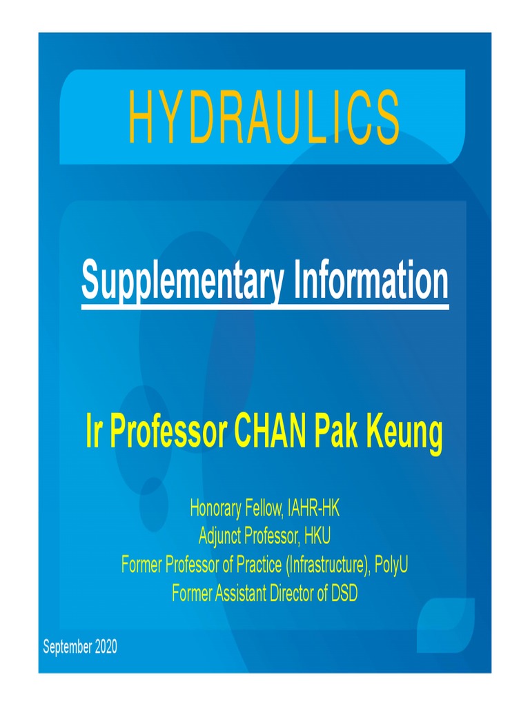 Hydraulics Lecture Corrections & Insights | PDF | Sewage Treatment ...