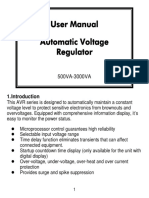 LA AVR 2000 3000 Manual Usuario en