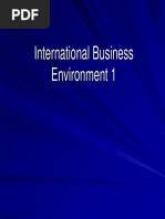 International Business Environment 1