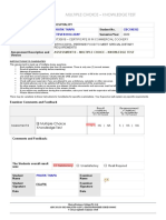 Multiple Choice Test on Special Dietary Requirements