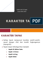 Minggu 2 - Karakter Tapak