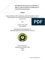 Tinjauan Yuridis Terhadap Pelaksanaan Corporate Social Responsibility (CSR) Di Lingkungan Perusahaan (Studi PDAM Tirtanadi Medan)