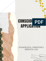 ConsciousnessApplication Evangelista