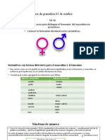 Clase de gramática 01 de octubre