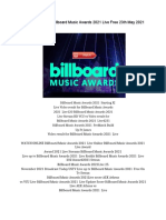 Billboard Music Awards 2021 Live Stream