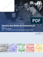 História dos Meios de Comunicação - aula 7