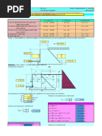 Design Gravity Retaining Wall Spreadsheet