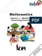 Mathematics: Quarter 1 - Module 1: Generating Patterns