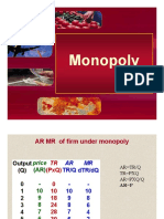 Monopoly pricing and profit maximization under price discrimination