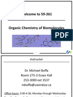 Welcome To 59-261 - Organic Chemistry of Biomolecules