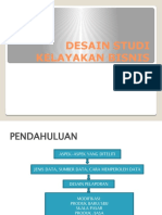 Desain Studi Kelayakan Bisnis