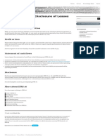 Presentation and Disclosure of Leases (IFRS 16)