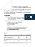 Examenes AACI 2021 - Procedimiento