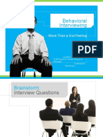 Behavioral Interviewing: More Than A Gut Feeling