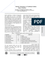 Application of Hurdle Technology in Traditional Indian Dairy Products