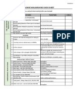 Machine Walkaround Check Sheet: Function Check New Features