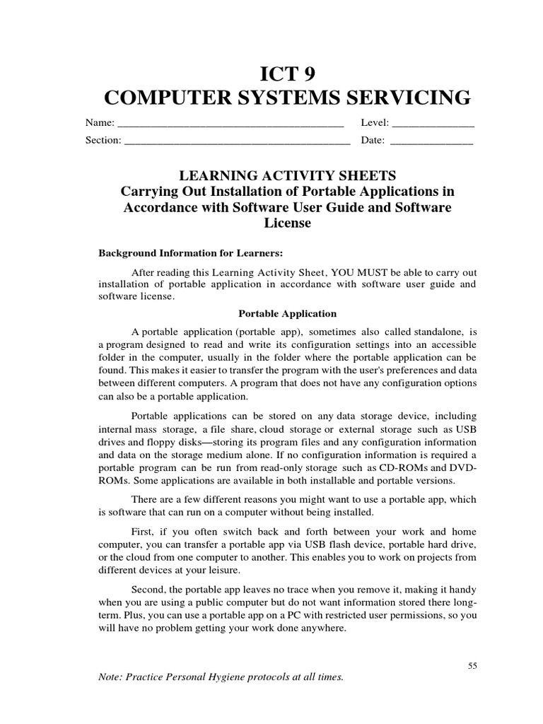 Installing Portable Applications Guide | PDF | Computer Data Storage ...