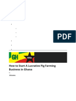 How To Start A Lucrative Pig Farming Business in Ghana: Sign in Home Education