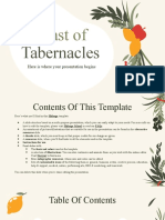 Feast of Tabernacles by Slidesgo