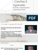 The CASAGRA Transformative Leadership Model: Raul Vincent F. Aseñas and Floramae T. Cotales
