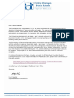 FSA Letter to Parents - September 2021