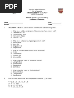 Prelim Set Theory